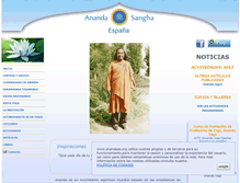Tablet Screenshot of anandaes.org